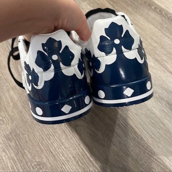 DOLCE & GABBANA Crown Heel Logo Sneakers
White navy sz 6 mens - Picture 4 of 10